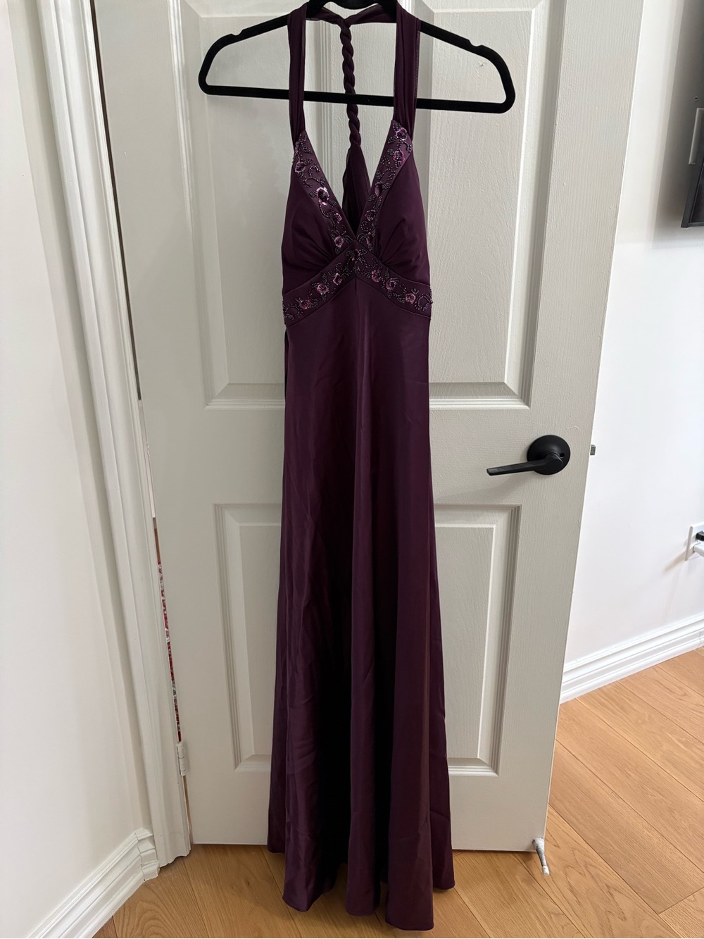 Elegant Halter Evening Gown